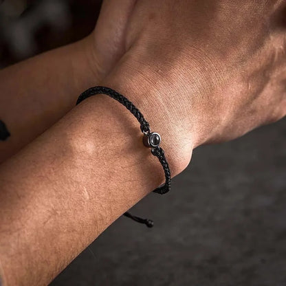 Circle BRC สร้อยข้อมือรูปภาพเฉพาะตัว