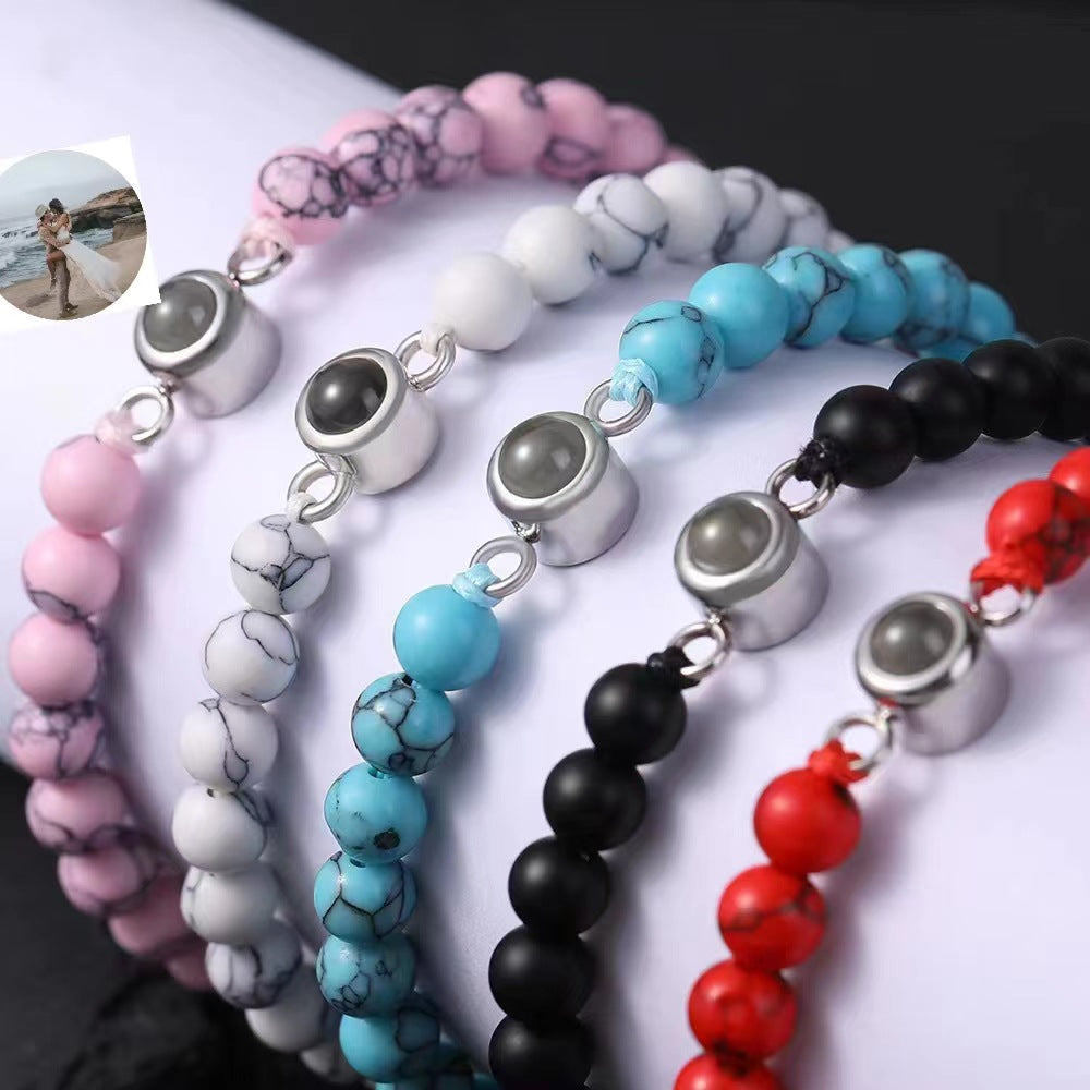 Coastal Beads BRC สร้อยข้อมือรูปภาพเฉพาะตัว