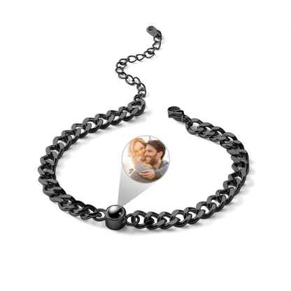 Cuban BRC สร้อยข้อมือรูปภาพเฉพาะตัว