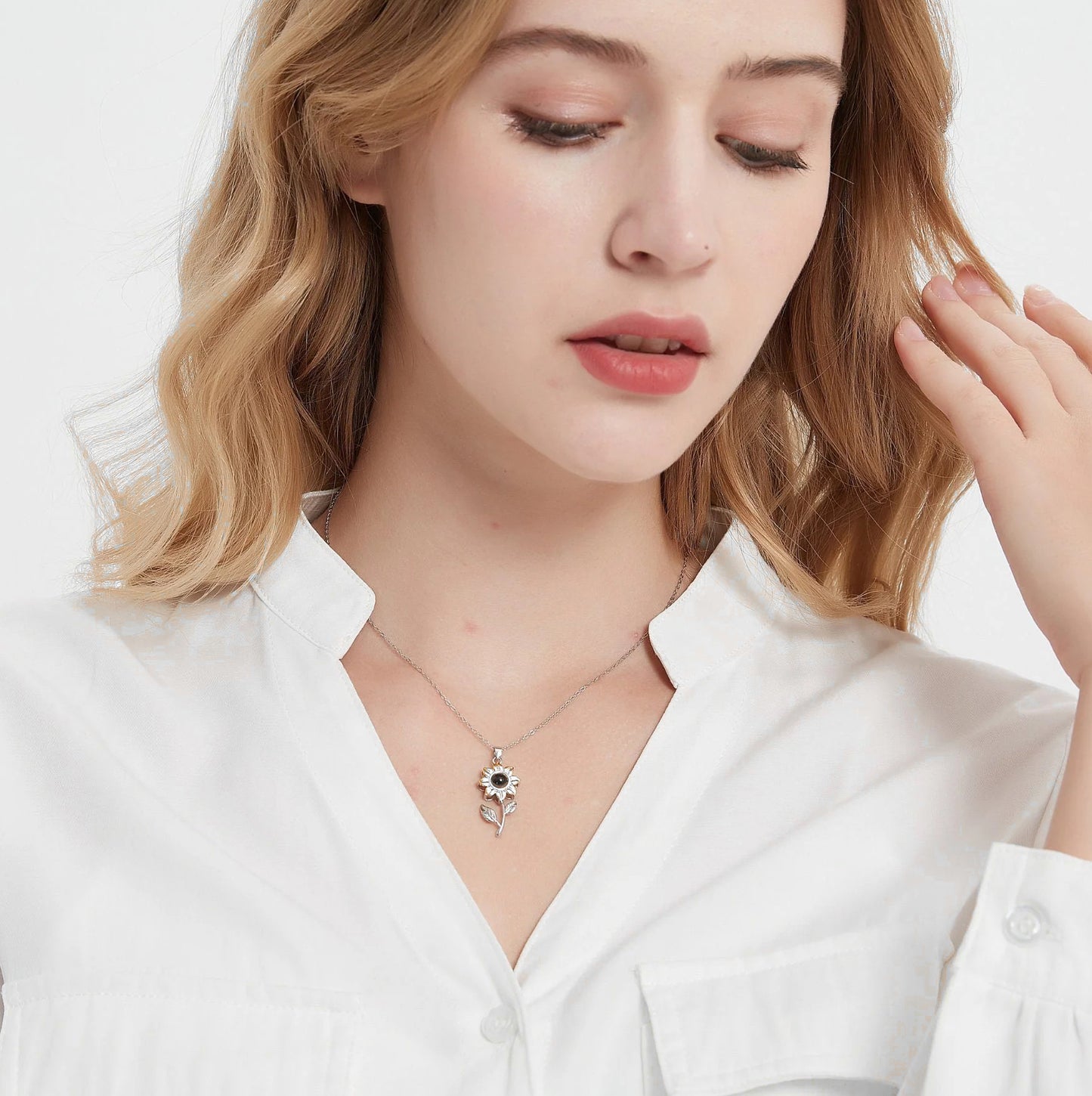 Flower NKL สร้อยคอรูปถ่ายส่วนตัว