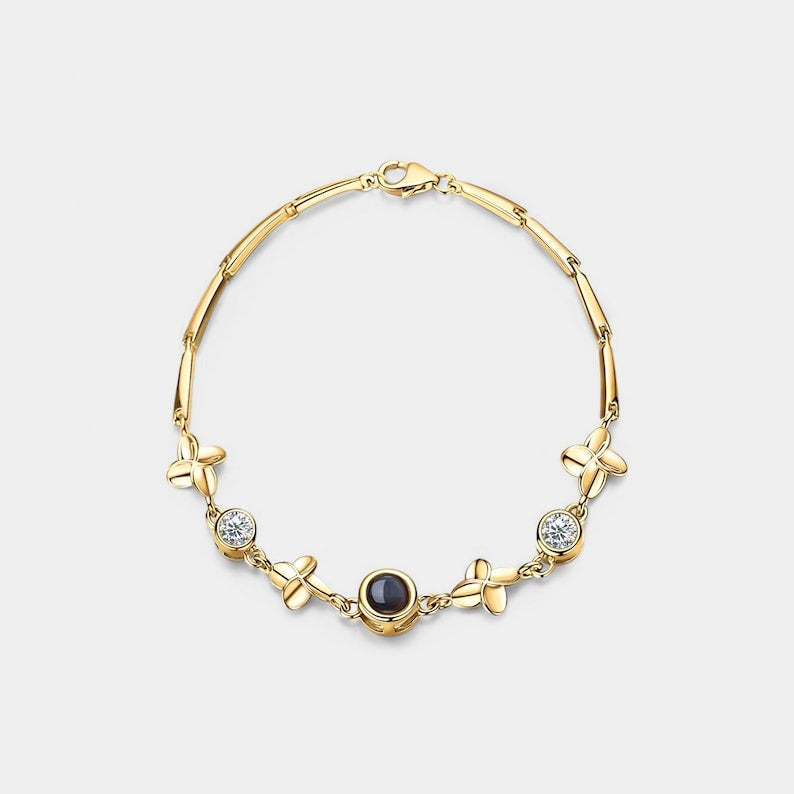 Leaf BRC สร้อยข้อมือรูปภาพเฉพาะตัว