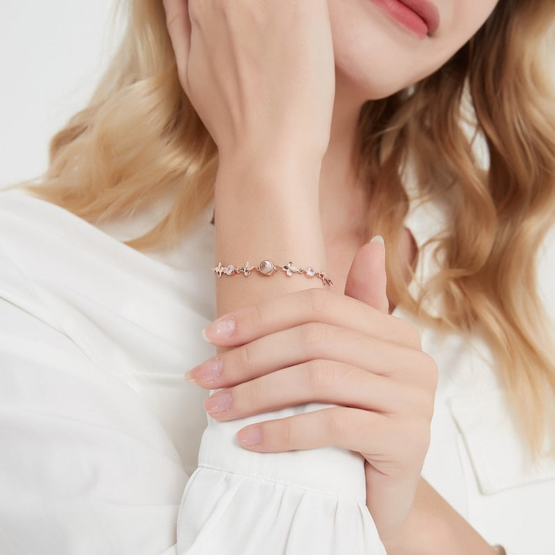 Leaf BRC สร้อยข้อมือรูปภาพเฉพาะตัว