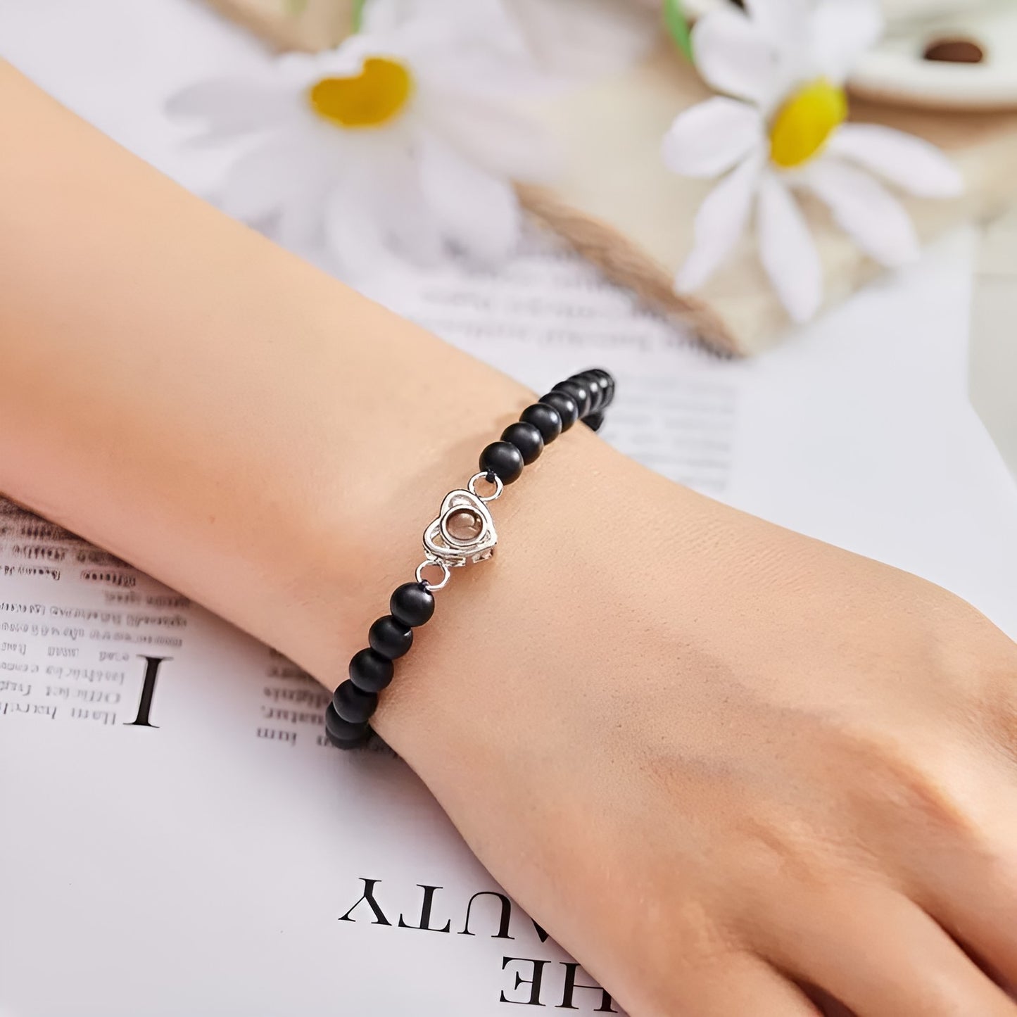 Love Beads BRC สร้อยข้อมือรูปภาพเฉพาะตัว