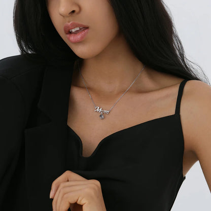 Love Mom NKL สร้อยคอรูปถ่ายส่วนตัว