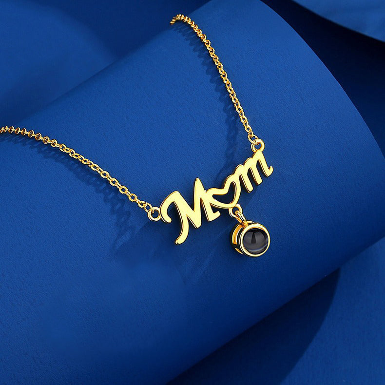 Love Mom NKL สร้อยคอรูปถ่ายส่วนตัว