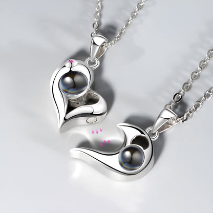 Magnet Heart NKL สร้อยคอรูปถ่ายส่วนตัว