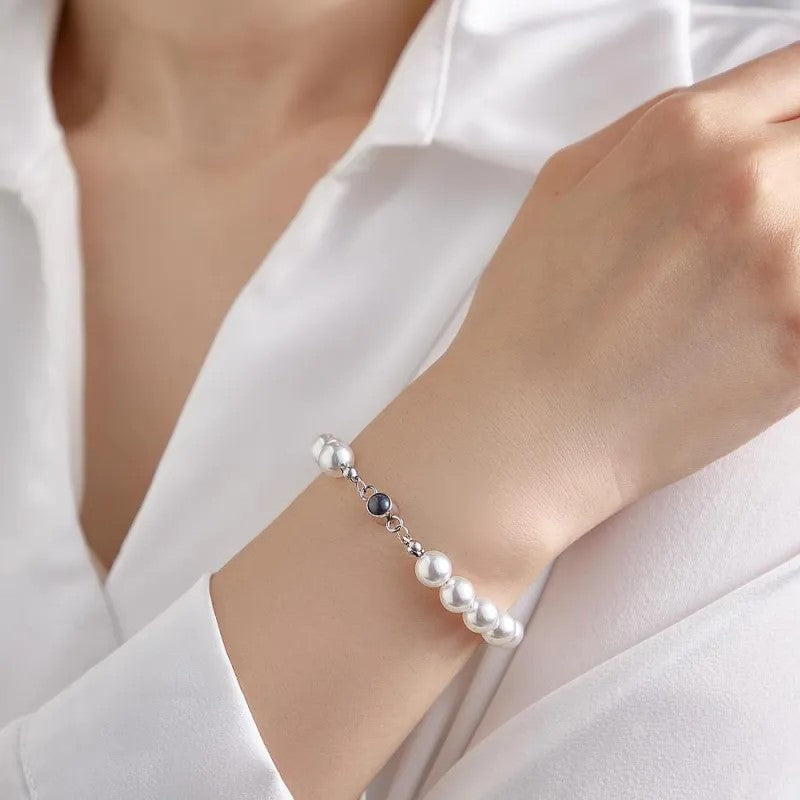 Pearl Chain BRC สร้อยข้อมือรูปภาพเฉพาะตัว