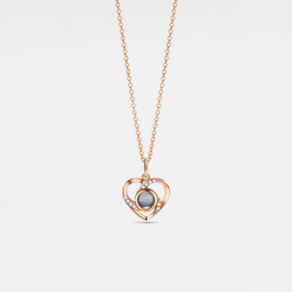 Rotating NKL สร้อยคอรูปถ่ายส่วนตัว