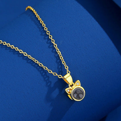 Shiny Cat NKL สร้อยคอรูปถ่ายส่วนตัว