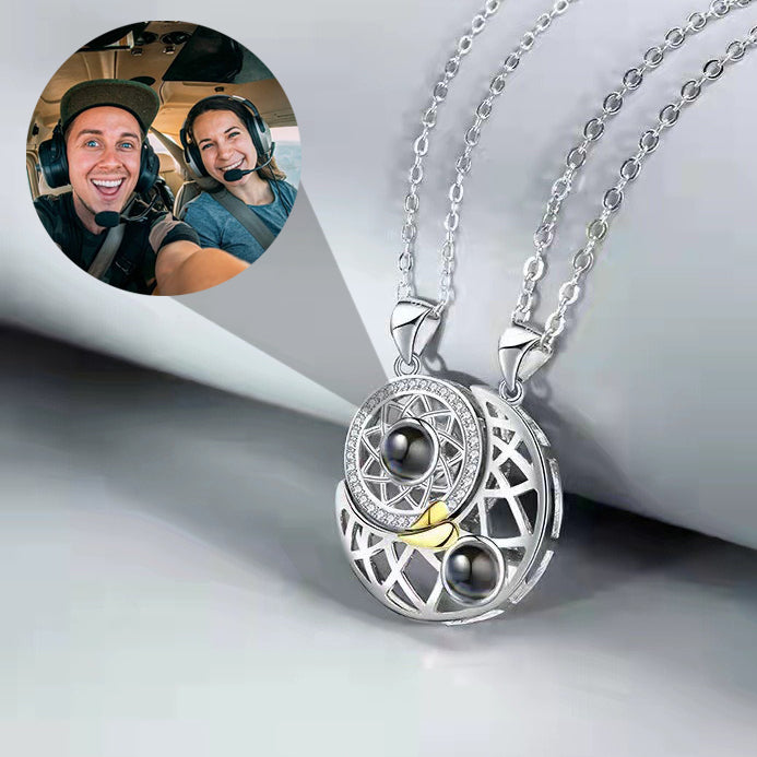 Sun Moon NKL สร้อยคอรูปถ่ายส่วนตัว