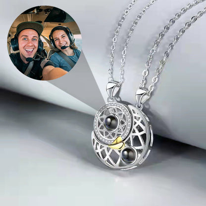 Sun Moon NKL สร้อยคอรูปถ่ายส่วนตัว