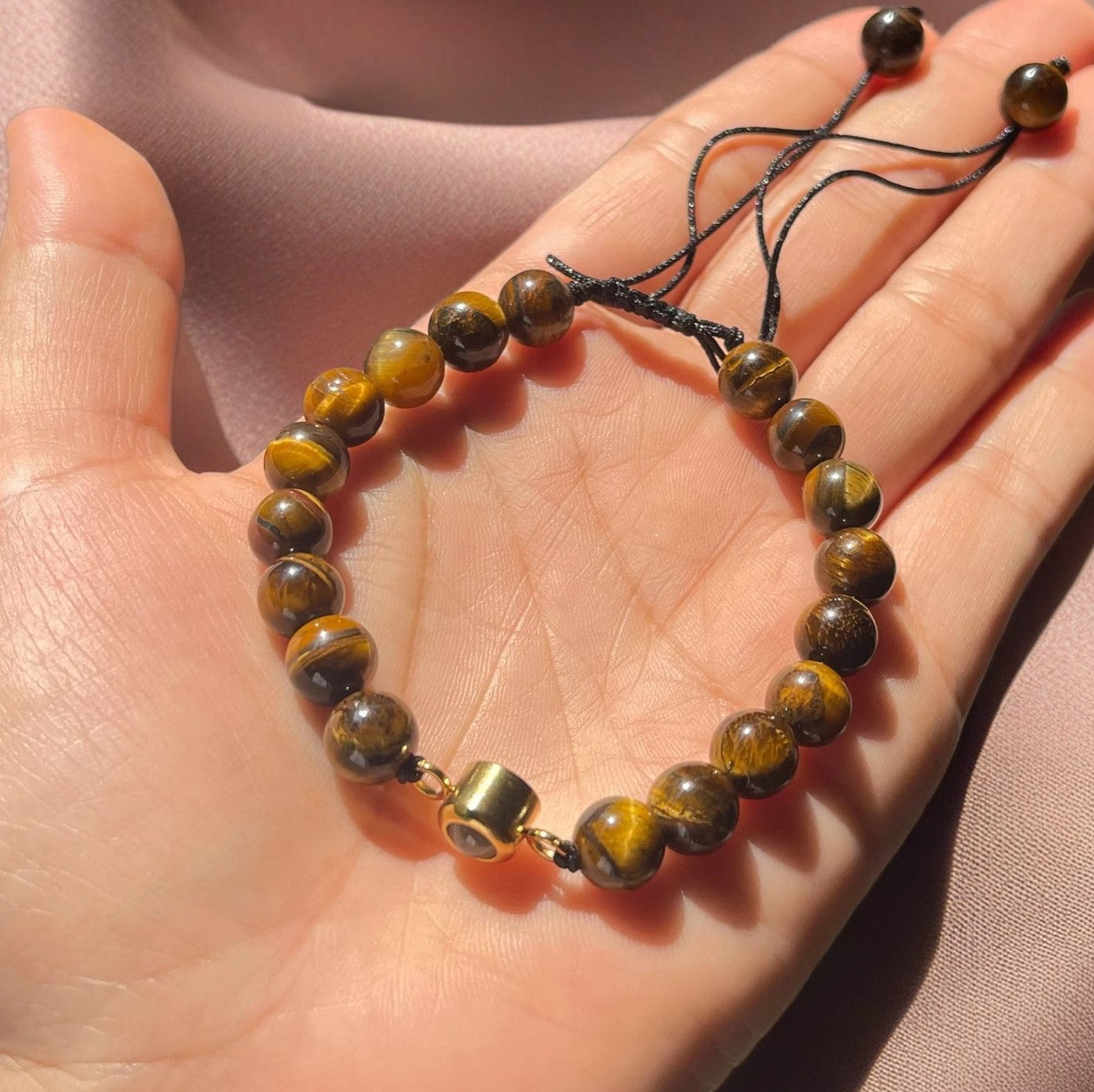 Wood Beads BRC สร้อยข้อมือรูปภาพเฉพาะตัว